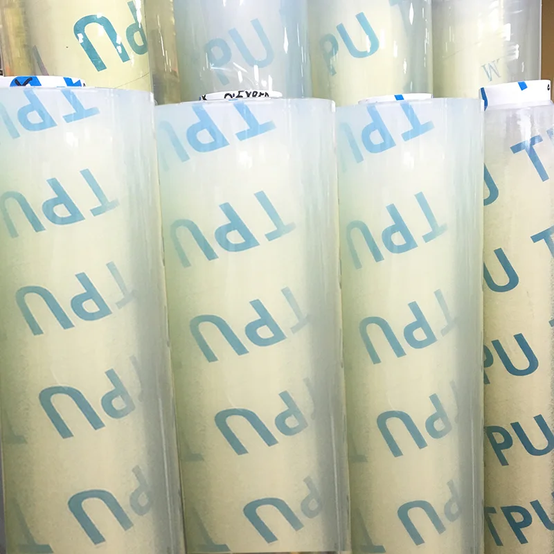 0.4MM TPU Film Supplier Breathable Super Clear Transparent Soft Plastic Film for Making Bag