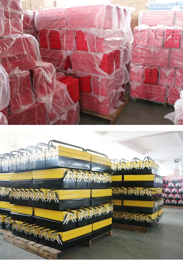 Factory 60Pcs Automotive Repairing Metal Box Chrome Vanadium Hand Tool Set Multifunction Steel Tool Box