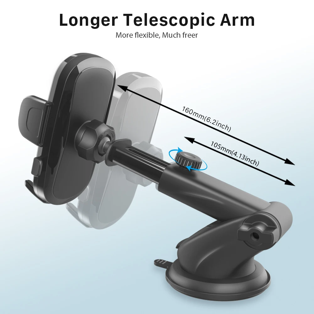 Car Mobile Holder 2022 Upgraded Cell Phone Holder Car Hands Free Car Phone Holder Mount Fit For Smartphone