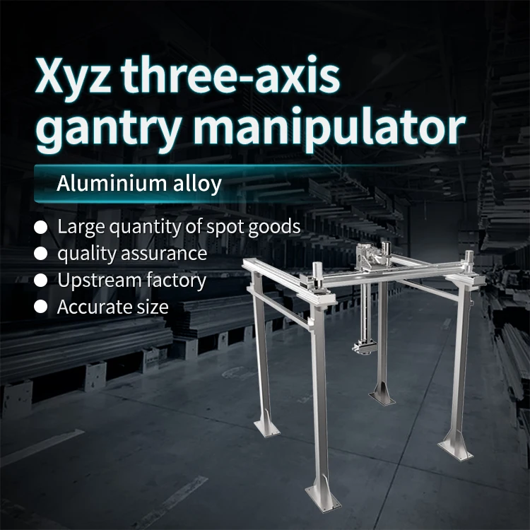 XZY heavy-duty palletizing gantry truss manipulator long stroke linear gear rack module cross guide slide table