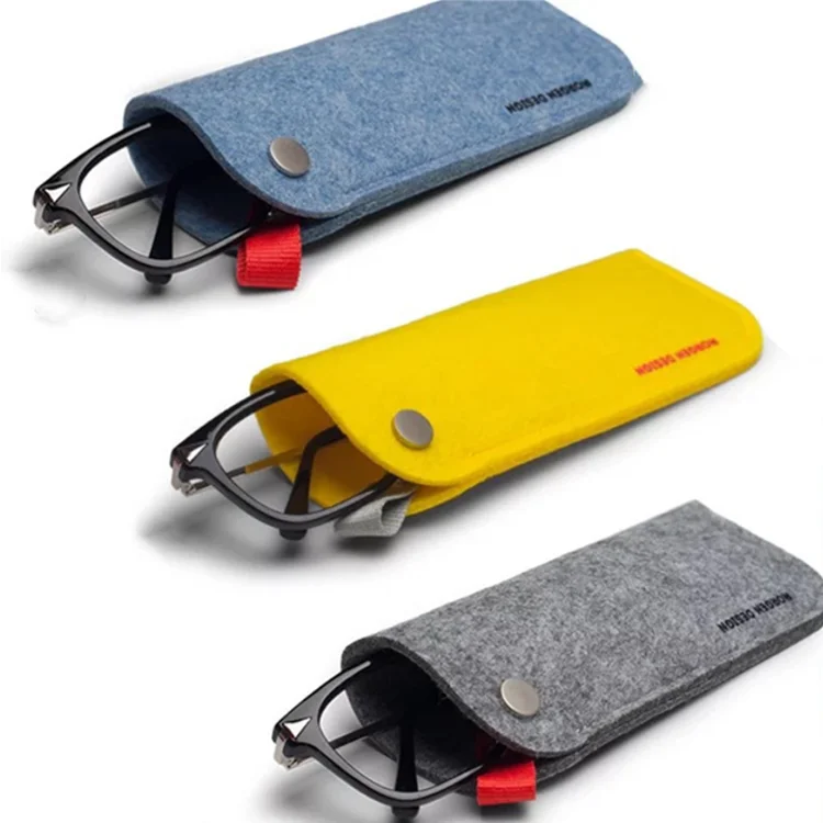 Guaranteed Quality Unique Modern Small Purse Grey Bags Felt Glasses bag