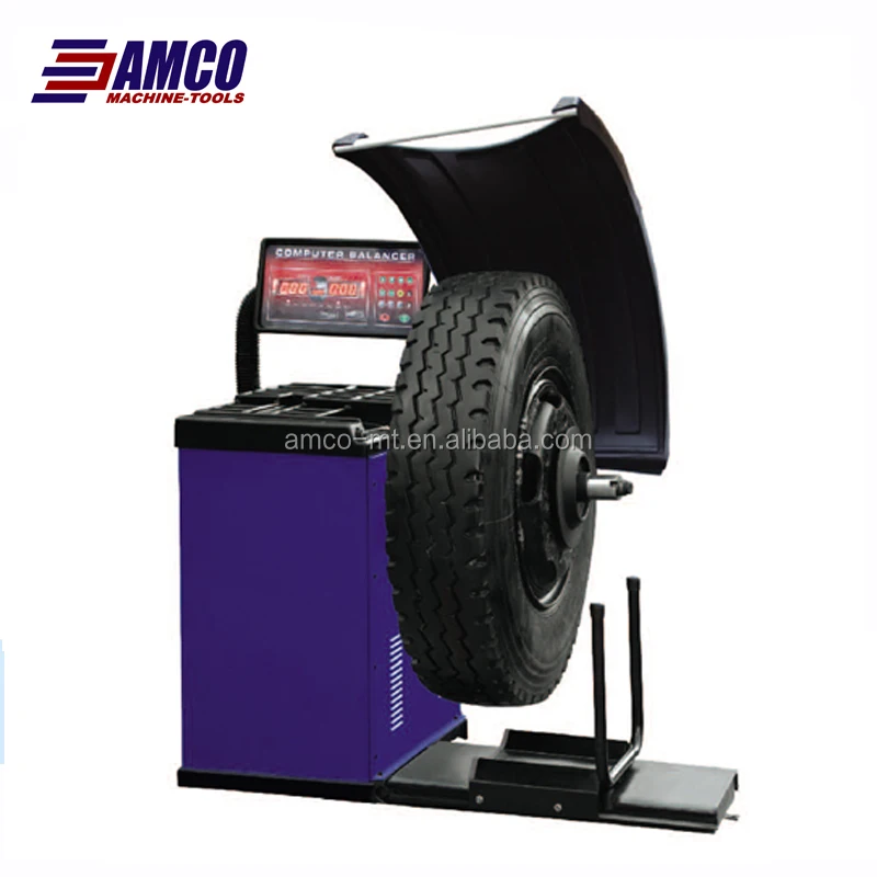 Truck Wheel Balancer WB1200 with an adaptor for tire models