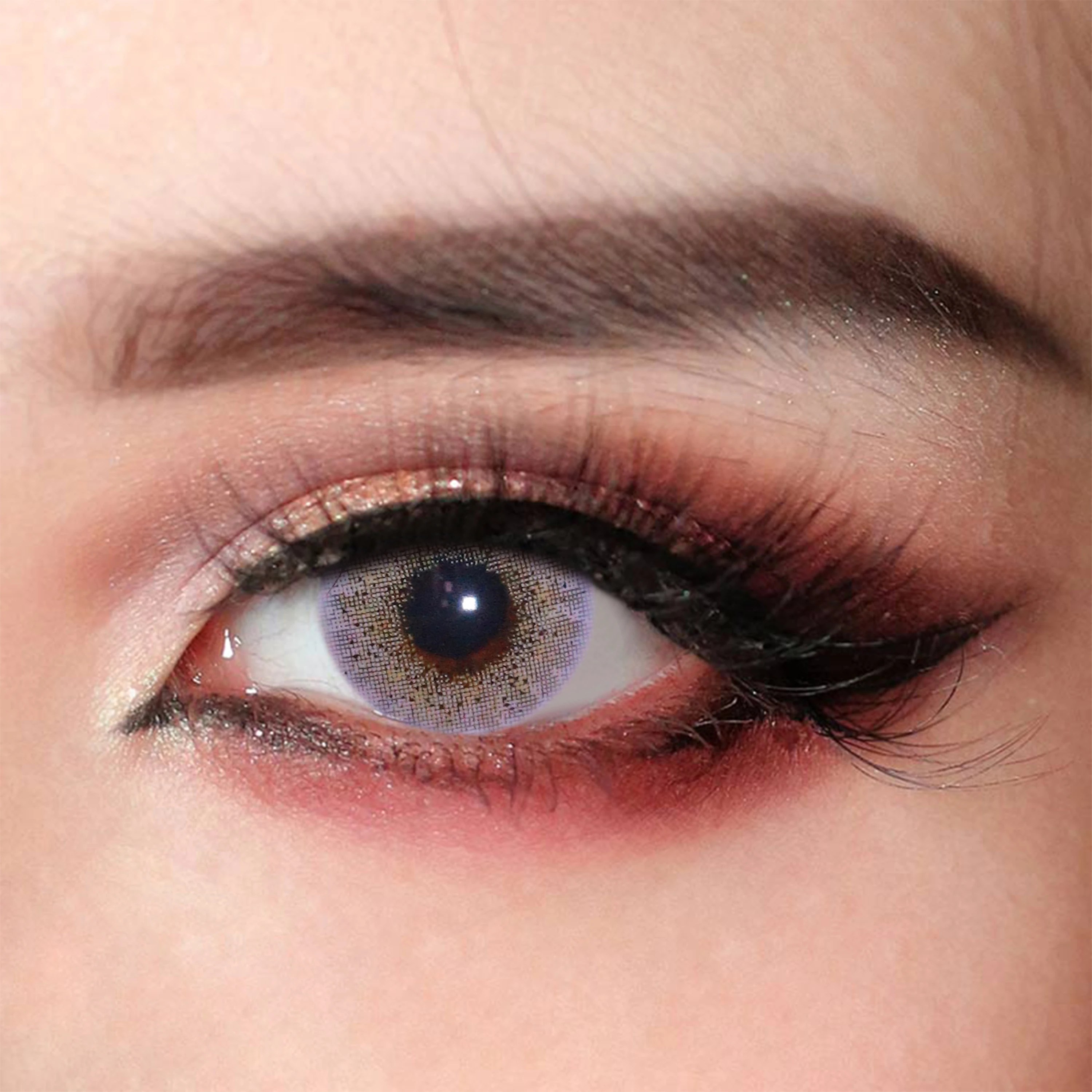 Fresh Lady New Custom Cosmetic Day Contact Lens Cosmetic Soft Eye Contacts Big Blue Eyes Color Contact Lenses