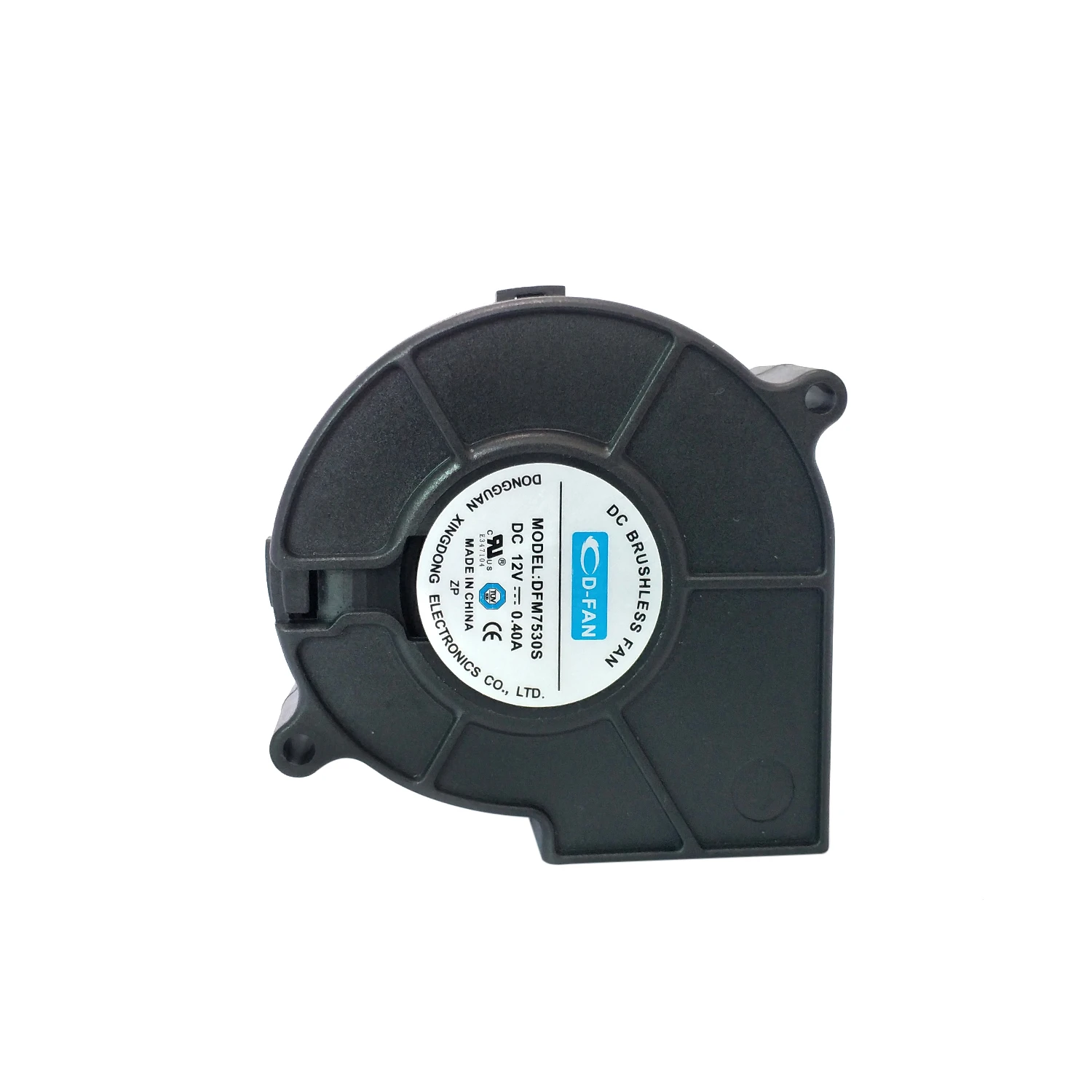 Industrial blower 75x75x30mm 12v 24v 75mm dc centrifugal blower cooling fan