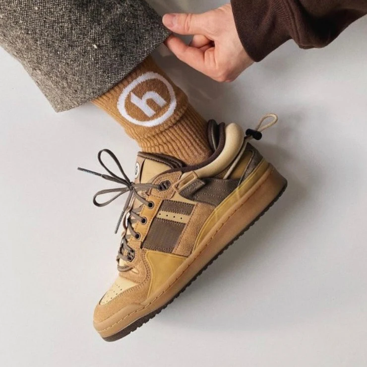 Forum Low Casual Running Shoes Original Bad Bunny Buckle BrownDesigner Bright Blue  Mens Women Platform Sneakers Sports Trainers