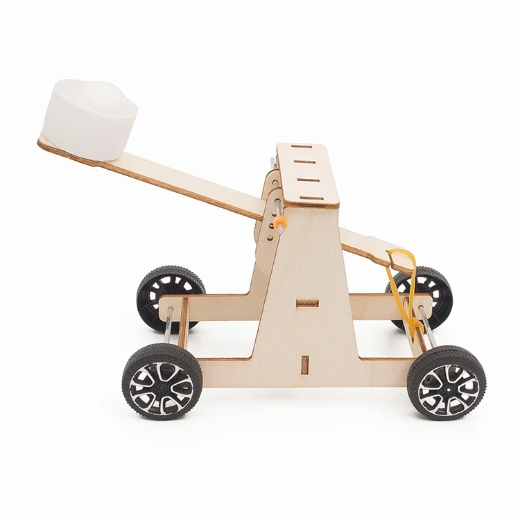 Shopfiy hot new toys 2021 kids catapult science experiment kits stem DIY wood  tool toys other educational toys