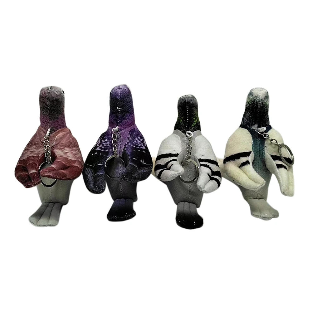 Hot Sale Plush Bag Pendant Grab Machine Doll Wholesale Plush Pigeon Keychain high Quality style Plush