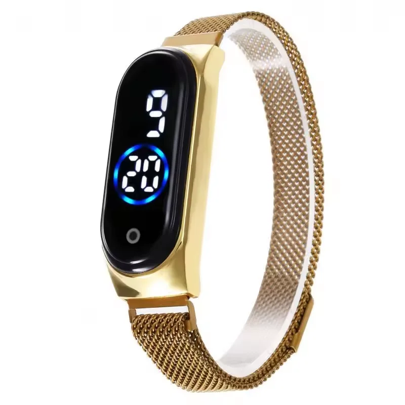 2024 Hot Sale Factory LED Wrist Watch Fashion Watch high quality Sports waterproof touch digital bracelet watch