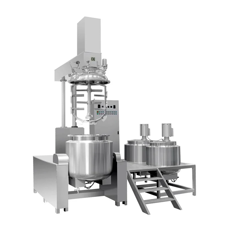 Factory price vacuum toothpaste emulsion Mixer for Cream Cosmetics High Shear Cosmetic Liquid Mixing Machine Homogenizer