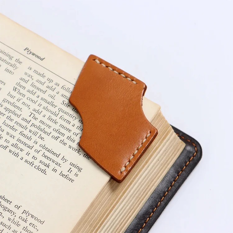 Cute Promotional Gift Bookmark Custom Leather Corner high quality Bookmark