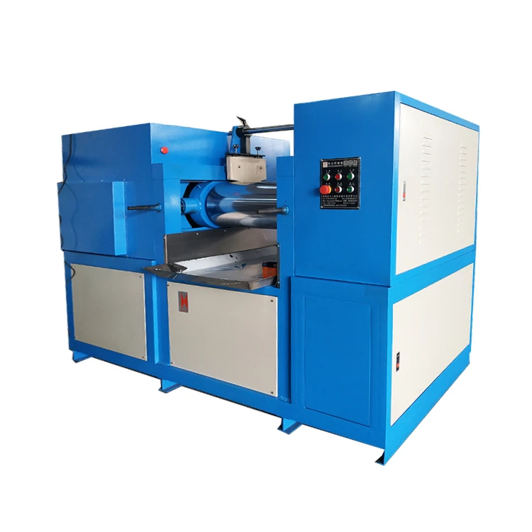 Professional Manufacture Lab Rubber Open Mixing Two Roll Mill for Silicone Granule