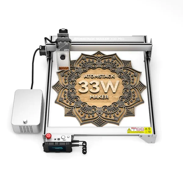Atomstack X30 Pro 160W 6-Core Laser Engraving and Cutting Machine 10mm Black Acrylic in One-PASS
