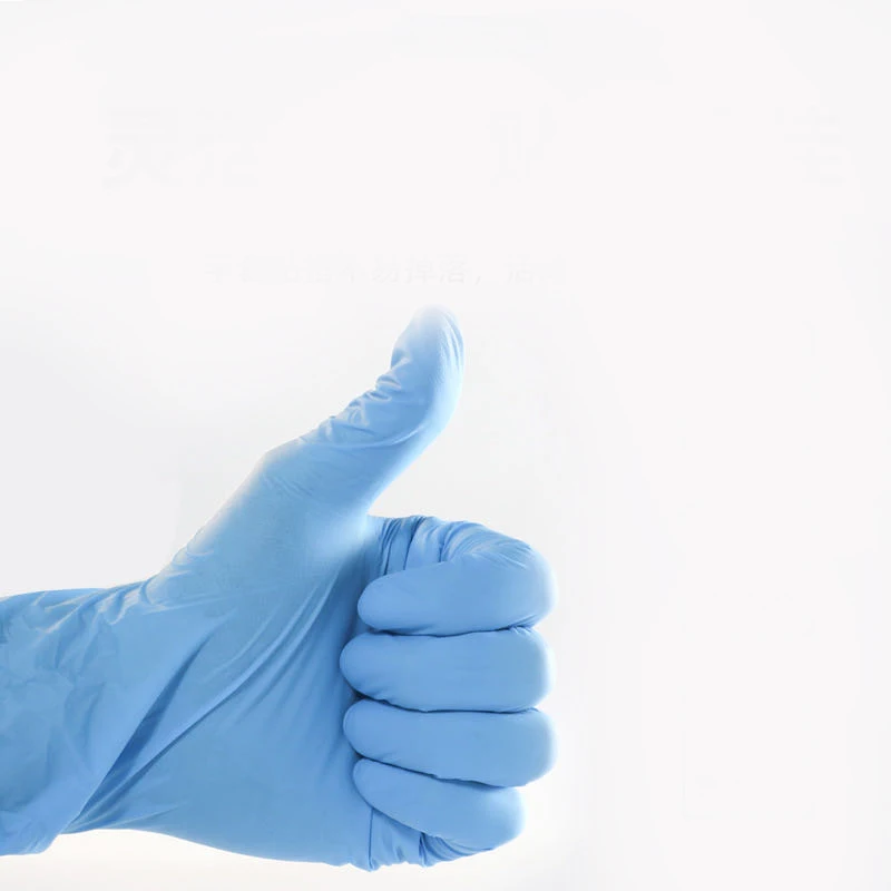 Laboratory experience use Stable medical nitrile gloves