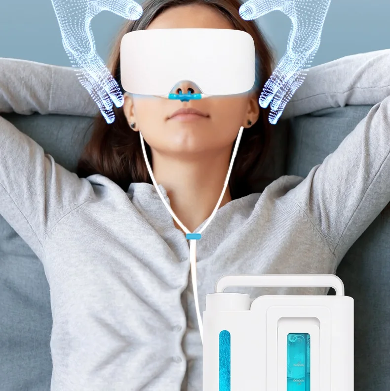 2024 New products 150ml pure hydrogen inhaler SPE PEM Portable Car Oxyhydrogen inhalation machine wholesale