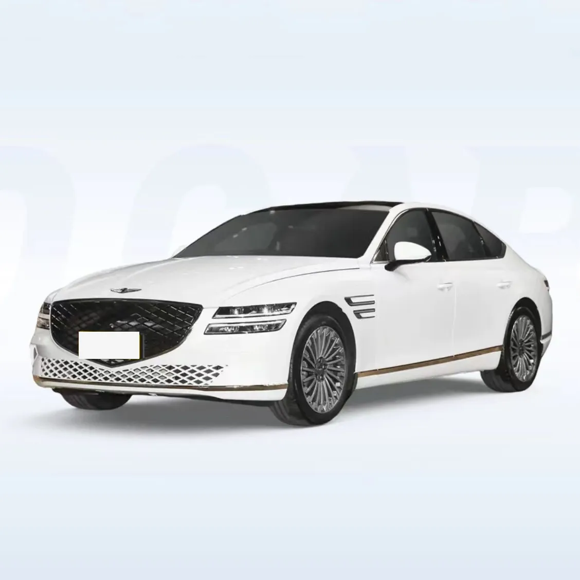 0.37h fast charge 87.2kWh battery power optional exterior interior hub GENESIS GV80 Flagship electric car with HUD