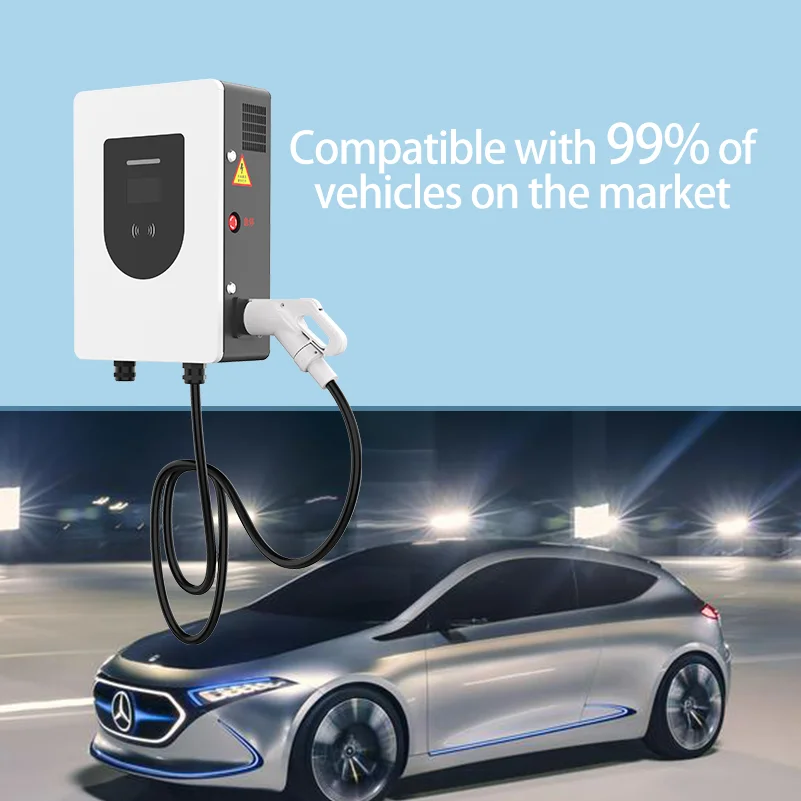 Промышленный Уровень 2 Smart 40a 50 кВт 40 60 cccs DC быстрая 22 канатная дорога EV зарядная станция для автомобилей