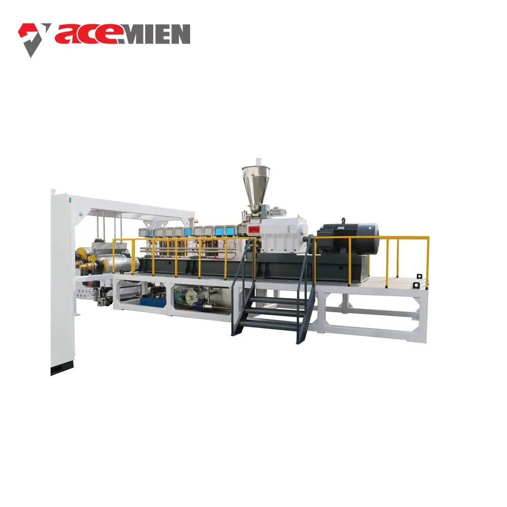 
 pp polycarbonate hollow sheet making machine  