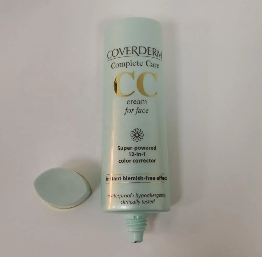 oval shape squeeze cosmetic plastic tube