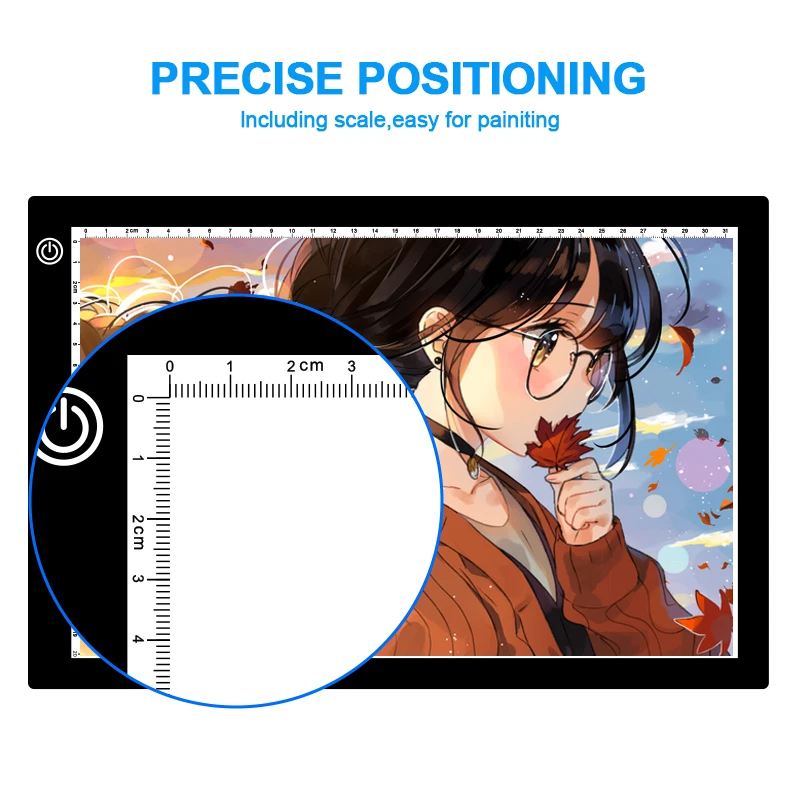 
A4 Hot Sellers new smart electronic luminous led adjustable drawing Tracing light box A3 A4 led light pad 