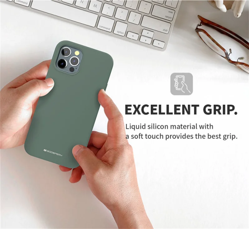 Original Mercury Liquid Silicone Case For Xiaomi redmi note 9 9A For Huawei P Smart Silicone Back Cover