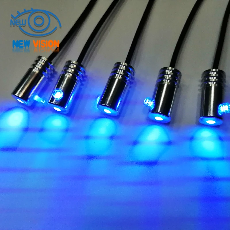 Ice Blue RGB Color Wireless Control Auto interior Atmosphere Car Ambient Lighting LED Strip for Car Doors Dashboard Foot