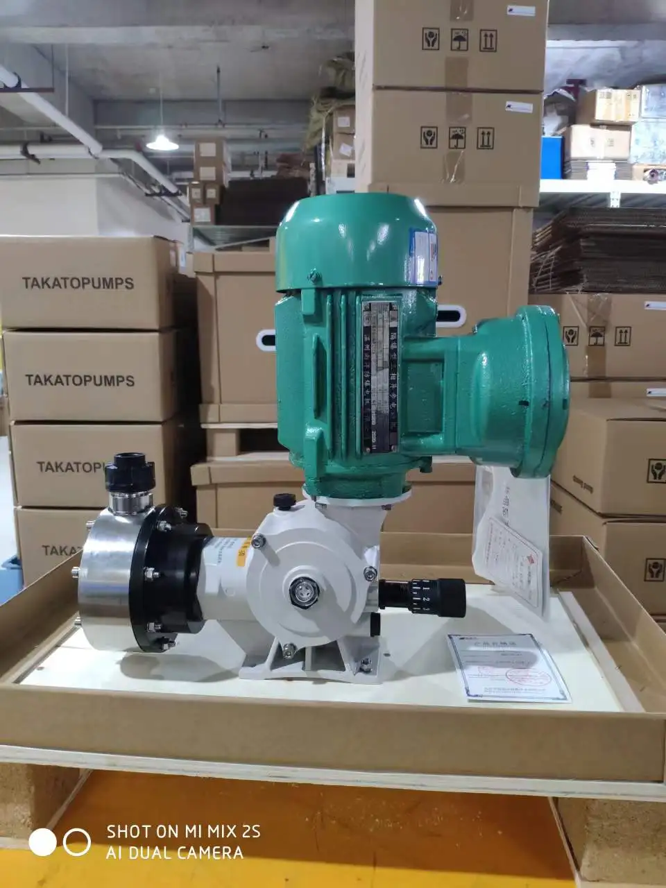 Новый 500L ND2000 с приводом от двигателя дозирующий насос головкой насоса SS316