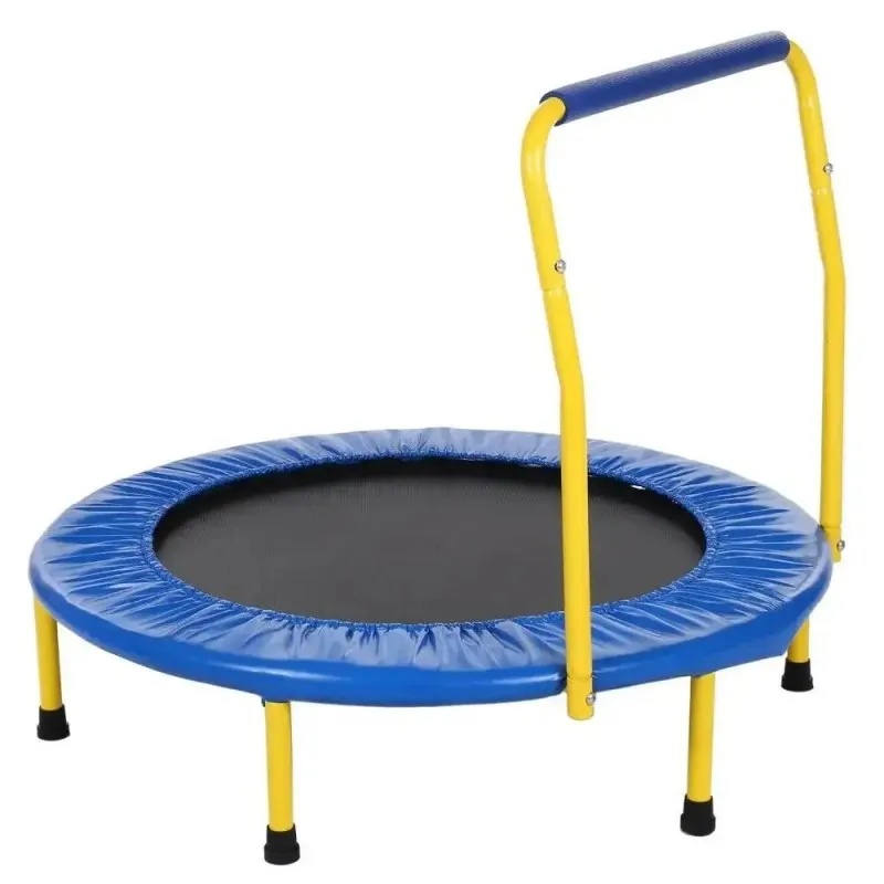 Sundow Professional Indoor/Outdoor Single Bungee Jumping Trampoline for Kids Foldable Foam Fitness Manufactured Home Use Girls