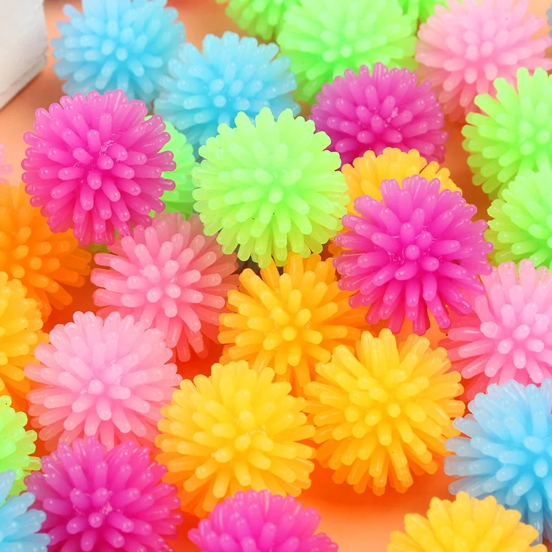 2024 Wholesale 20mm Colorful Mini Massage Ball Venting Decompression Toy Thorn Puffer Stress Relief Toys