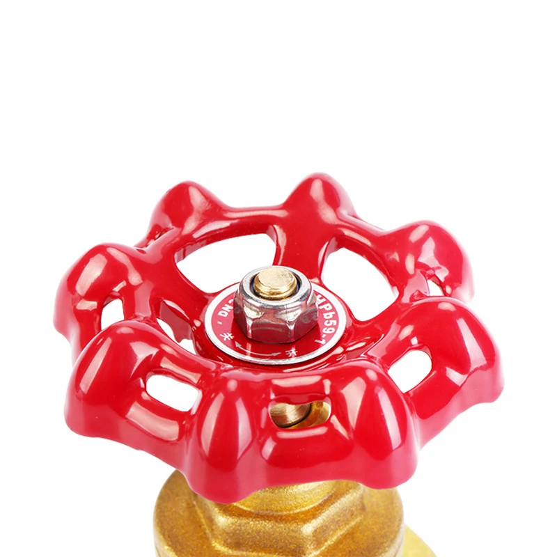 API Manual Gate Valve DN15 PN16 Thread Water Control Spiral Water Sluice Brass Gate Valve