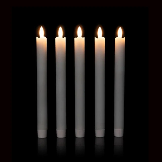 Новые беспламенные Конические СВЕТОДИОДНЫЕ свечи с фитилем