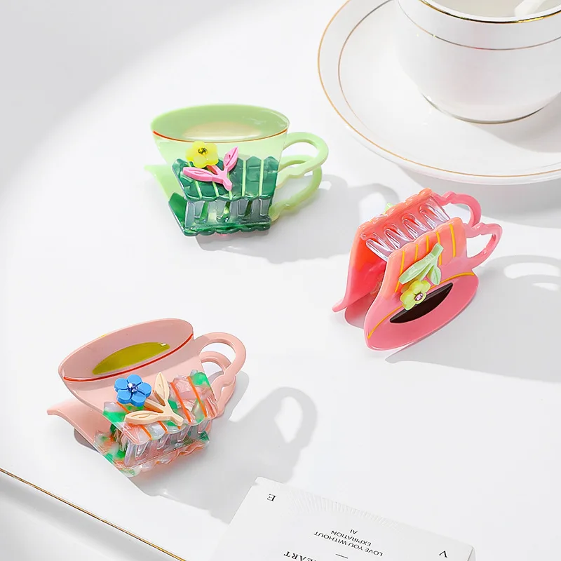 New Design Acetate Hair Claw Clips For Women Girls Hair Accessories CH1084