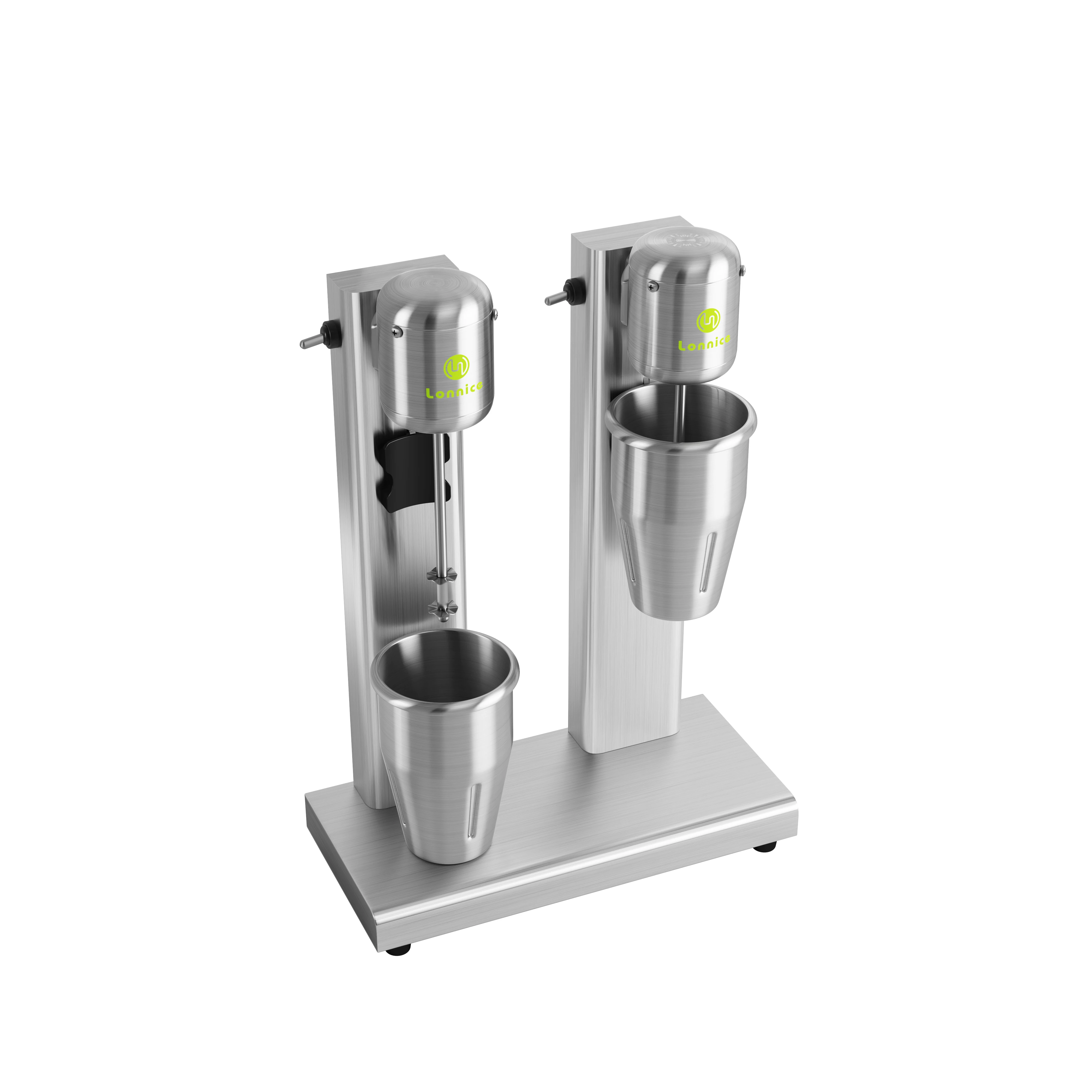 Lonnice RTS Commercial milk shake maker machine automatic milk frother electric coffee foam maker,blender milk mixing machine