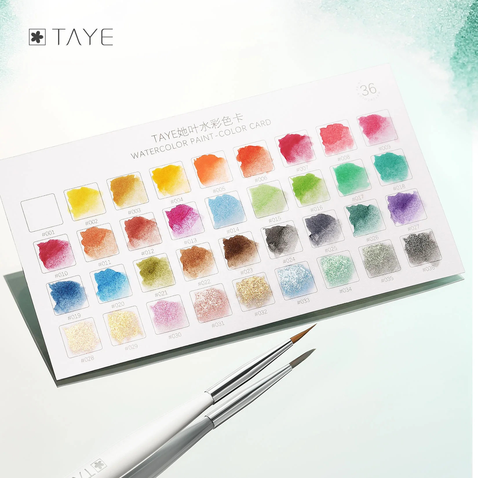 Hot Sale factory price 36 colors nail  watercolor paint set for nail art