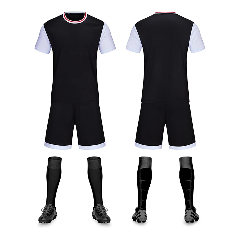 Wholesale Kids Soccer Uniforms Kit Children Cheap Soccer Team Jersey Uniforms Boys Football Soccer Training Uniforms