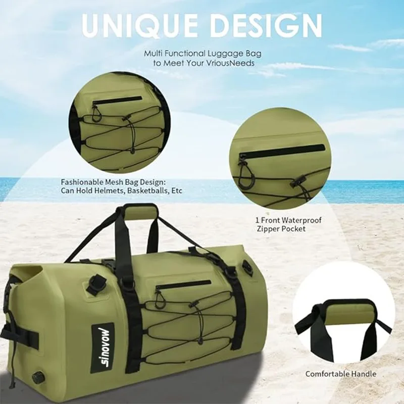 Дорожная Спортивная Сумка водонепроницаемая морские сухие сумки водонепроницаемый рюкзак с прочными ремнями и ручками