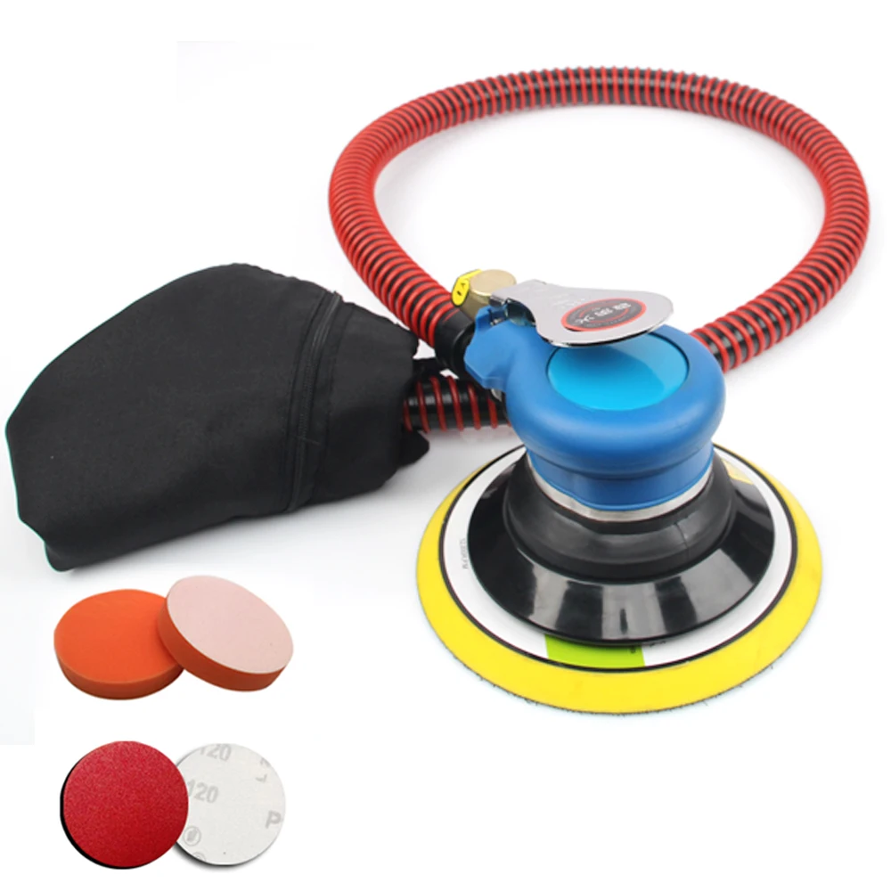 Pneumatic Tools 6 Inch Air Sander Random Hand Sanding Pneumatic For Grinding Operations