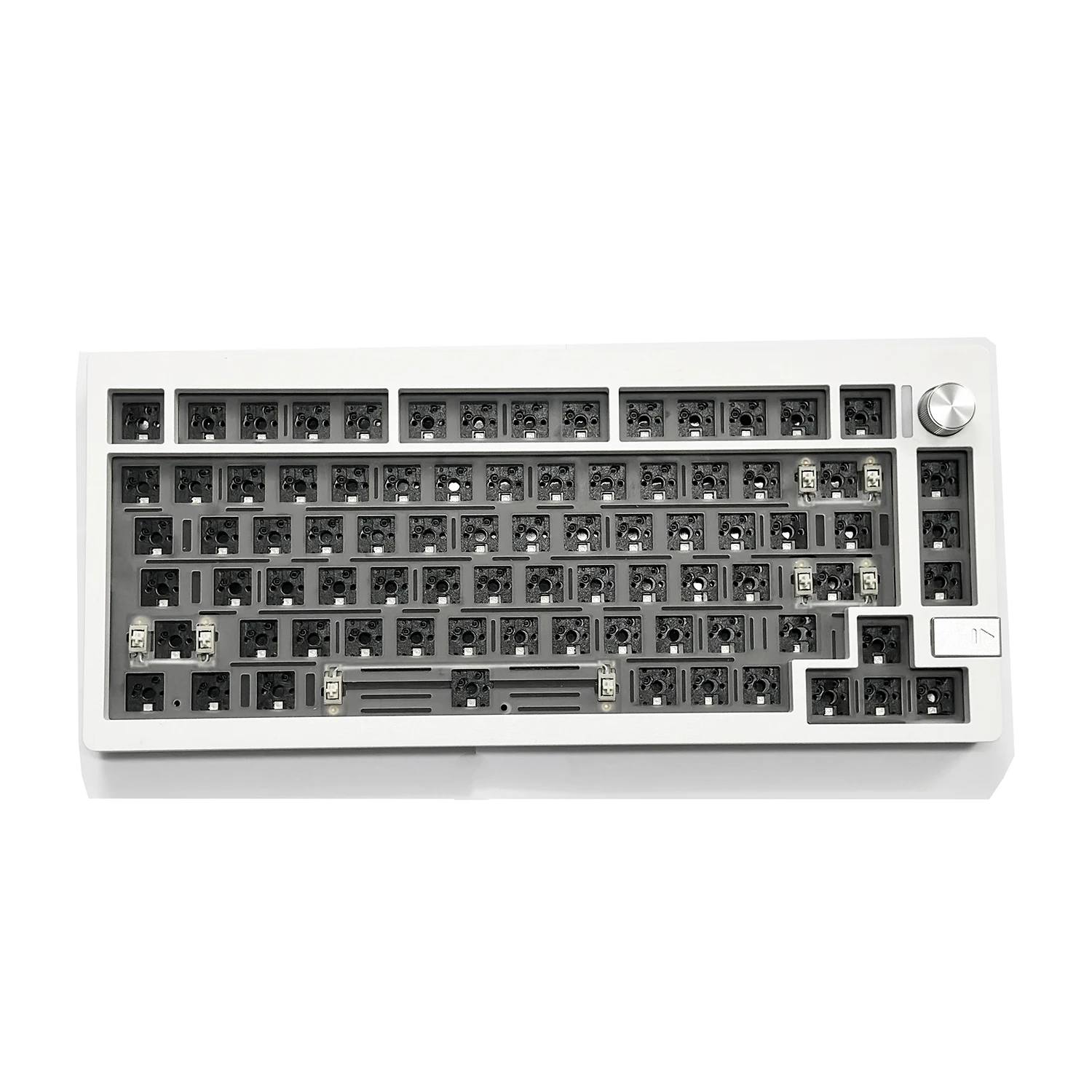 75% 81 Keys LMK81 Hot Swap GMK VIA Knob RGB Blue Tooth 2.4g Wired Mechanical Keyboard Kit