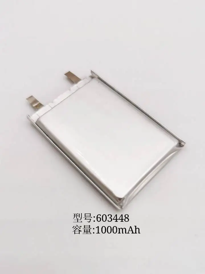 size PL 603448 3.7v 1000mAh Polymer lithium lipo Li-ion rechargeable battery