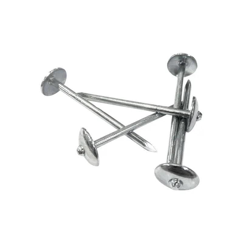 China hot sale 5.5mmx60mm umbrella head smooth twisted galvanized roofing nails for congo