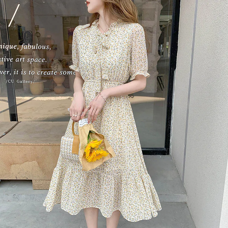 Summer Dress 2021 Casual A Line Design Slim Casual Dresses Elegant Long Dresses-Casuals Women Casual Dress