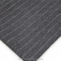 Semi-worsted cashmere vertical stripe woolen cloth one side wrap stitch thin wool fabric leisure fancy woven yarn dyed for suit