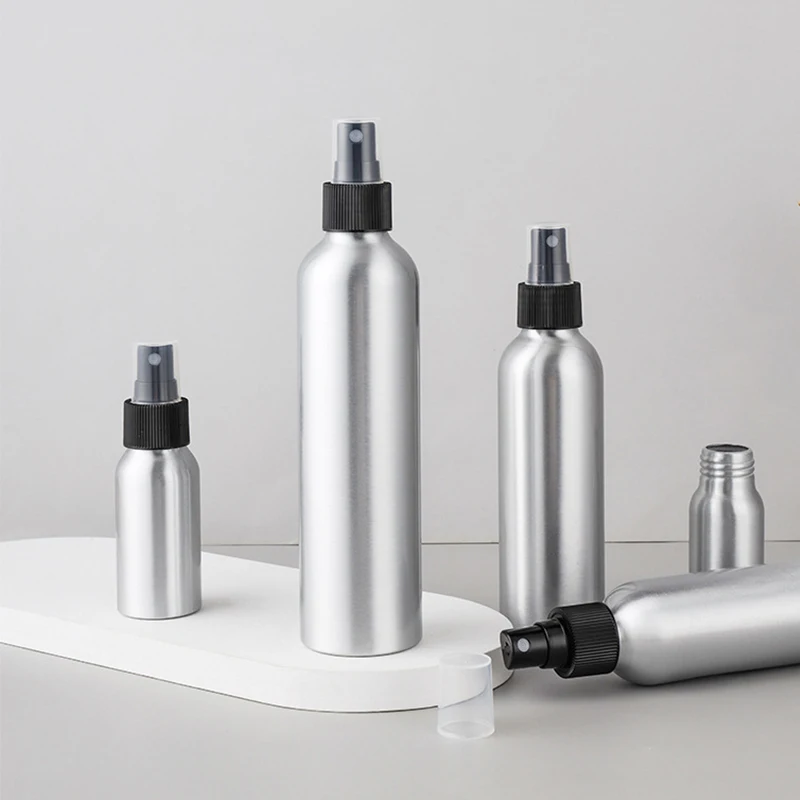 15 30 50 ml 80 100 120 ml 150 250 metal aluminum bottle with metal lid for Cosmetic Oil
