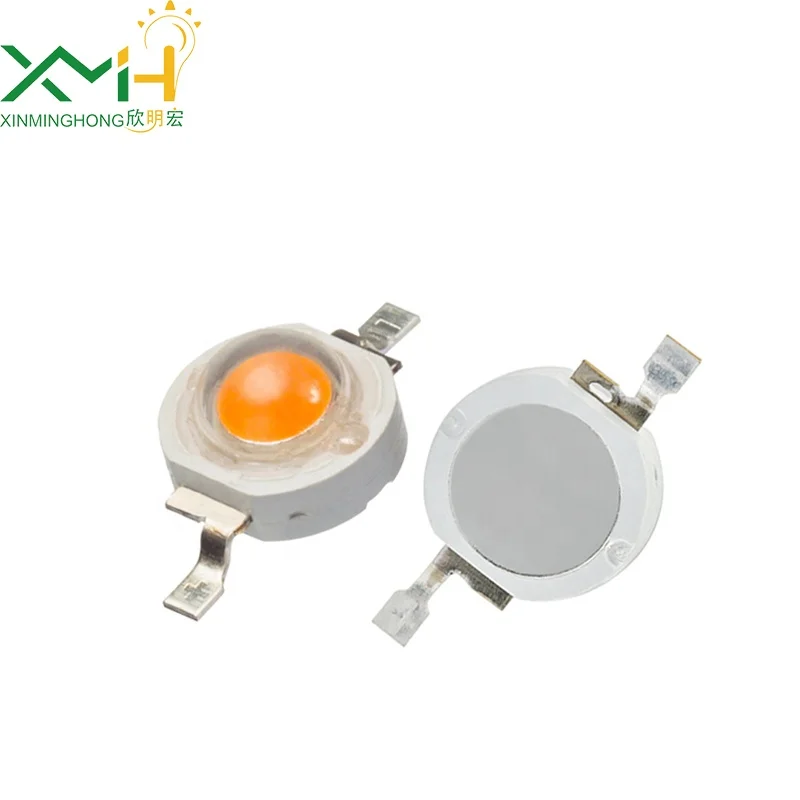 High Power Led Single Color Series Headlight 3v 1-3W Warm White 2800-3200K 100-180LM SMD LED