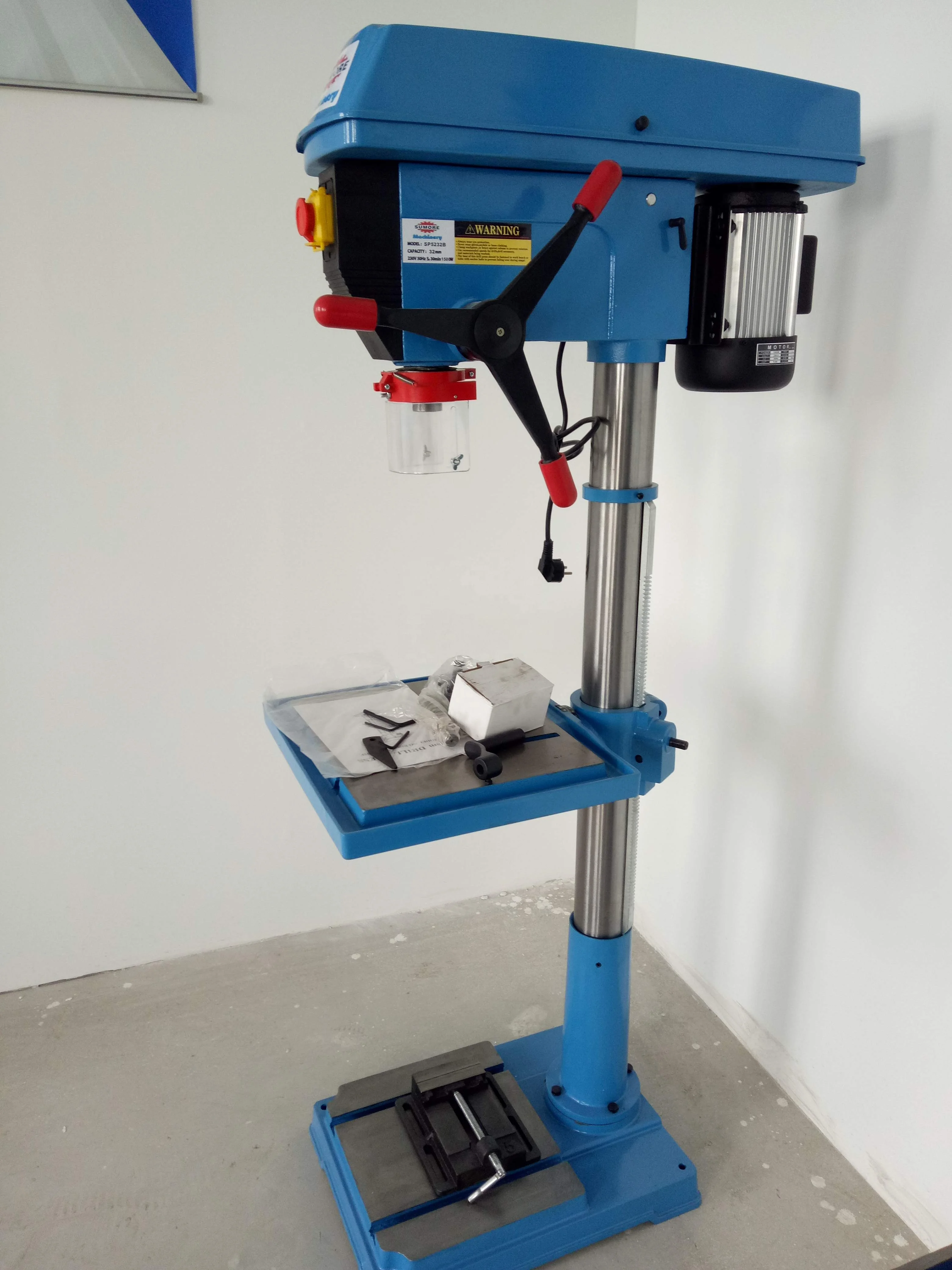 SUMORE 2023 Factory Price SP5232B Hot Sale 1100w 32mm Mini Bench Drill Press Drill Stand Drilling Machine