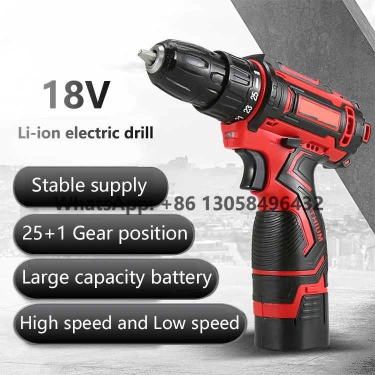 36v Li-ion Battery Pack Hand Cordless Impact Drill Combo Kits