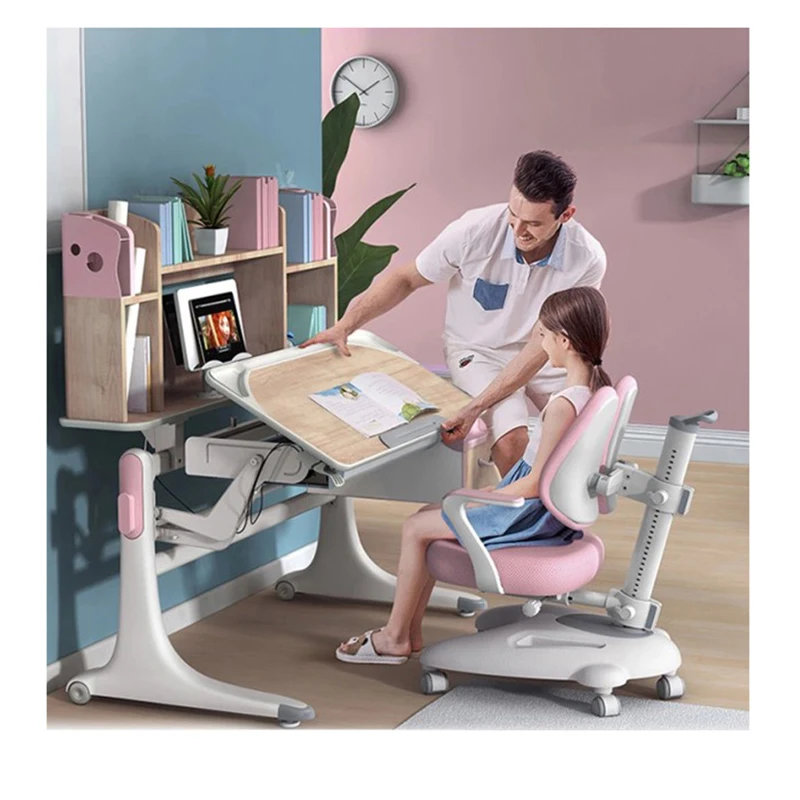 High Quality multi-functional Study Table Chair Set, Cheap Piece Used Study Table Desk/