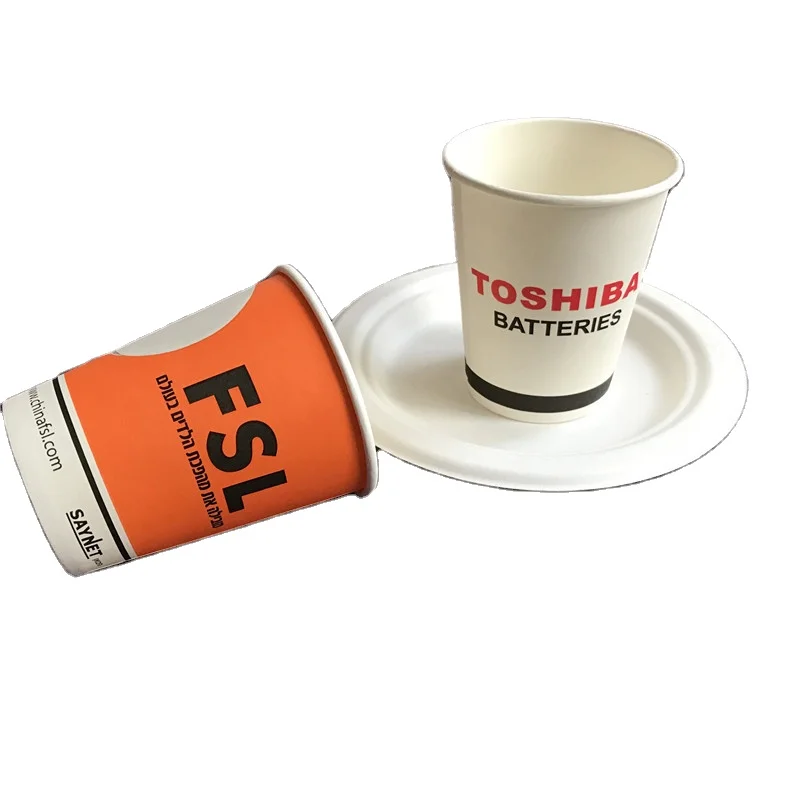 
custom printed paper cups 8OZ custom disposable hot drink paper cup 12O Z single wall biodegradable paper cups 16OZ 