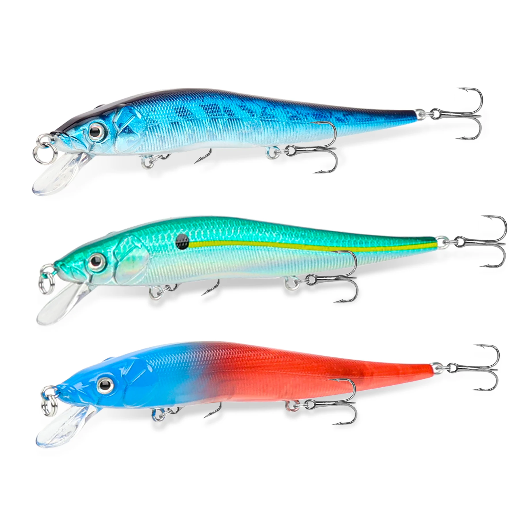 High Quality Pesca Fast Sinking Fishing Lure 4.7IN 14G Hard Plastic Minnow Lure For Stream River Trout Bait