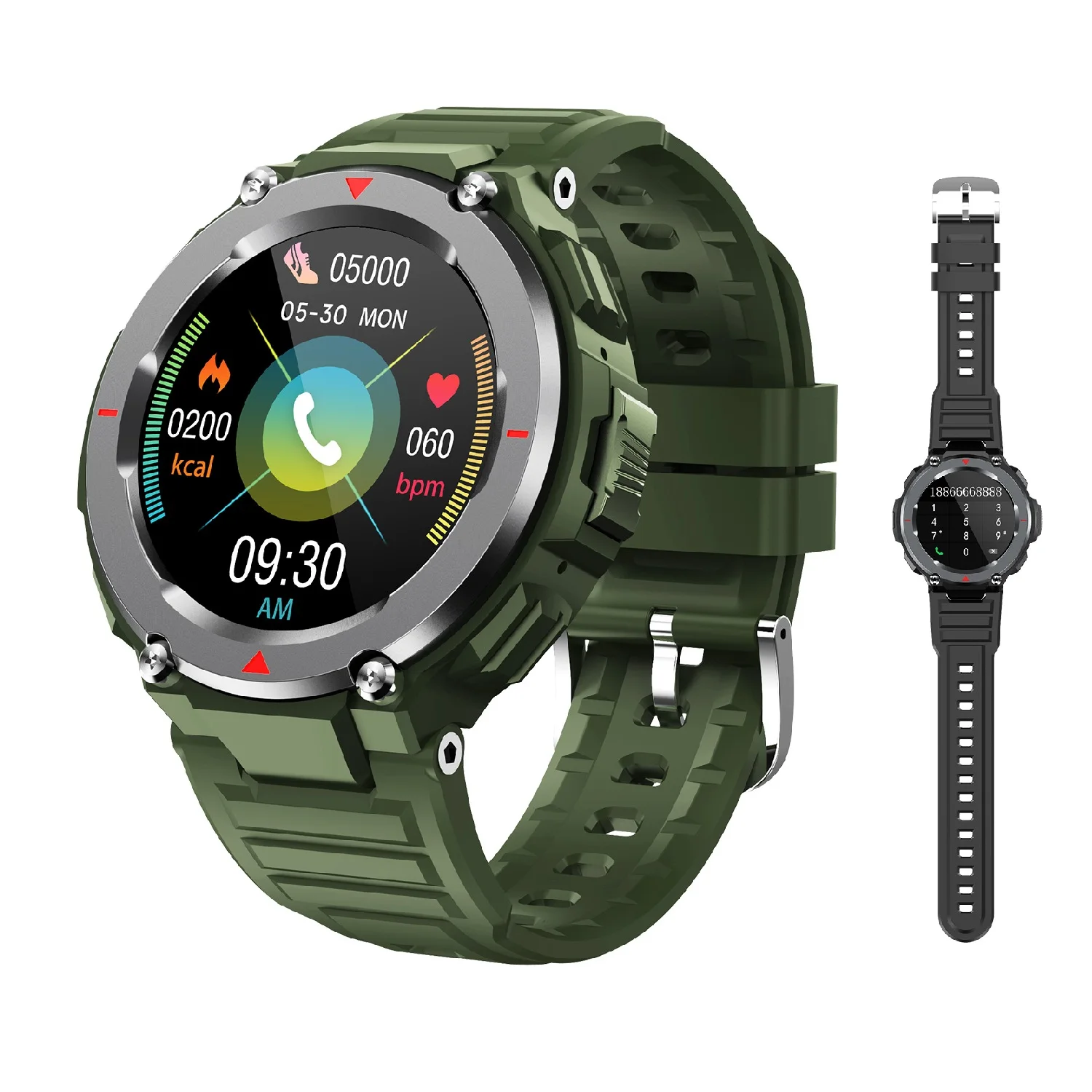 2021 New Arrival Fashion Sports Smartwatch S25 IP67 Waterproof Heart Rate Smart watch For Android IOS Mobile Phone