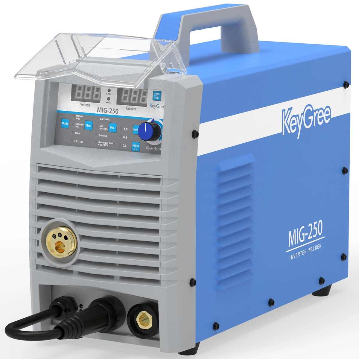  250amp портативный синергический сварочный аппарат CO2 mig сварщики
